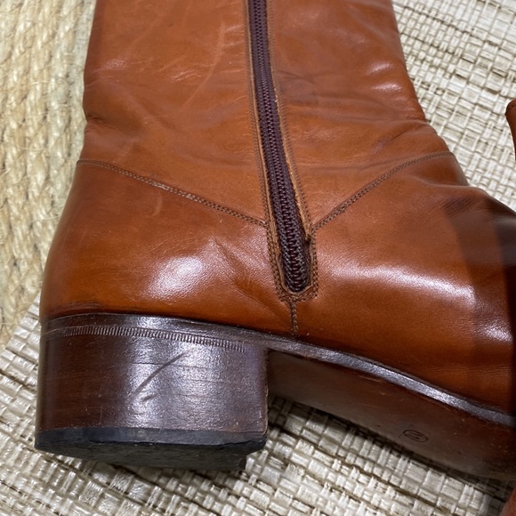 MENS LEATHER BOOTS WITH ZIPPER VERY soft leather. - Picture 9 of 16